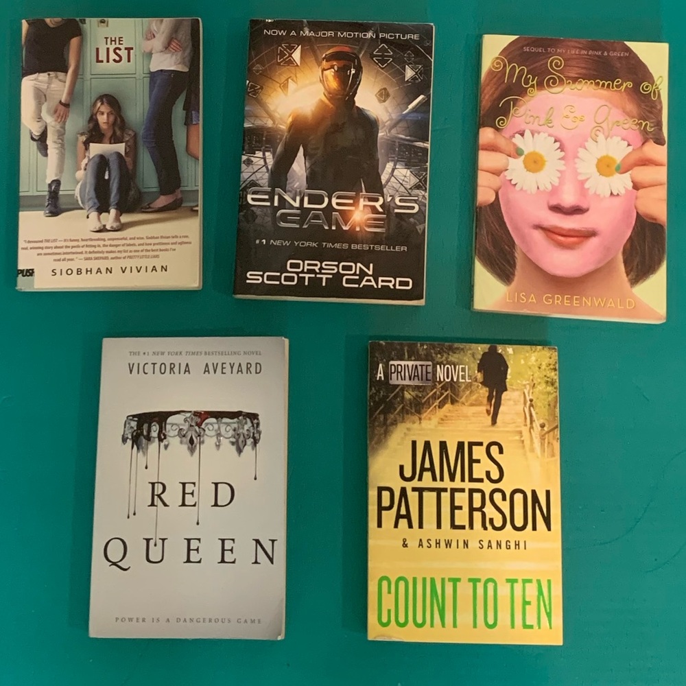 Bundle of 5 Teens’ books